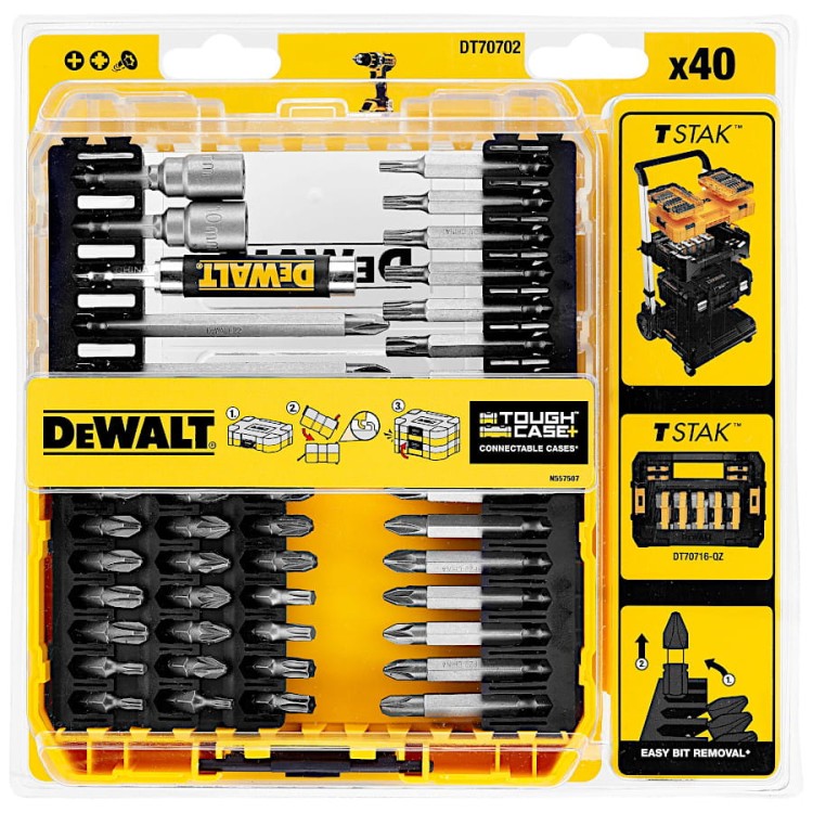 DEWALT DT70702 Końcówki wkrętarskie