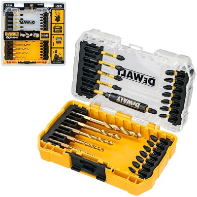 DEWALT DT70749T Zestaw bitów i wierteł FLEXTORQ 25szt.