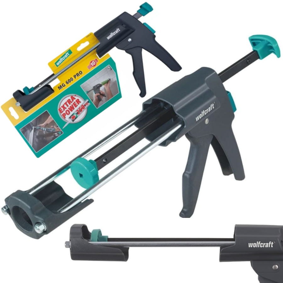 WOLFCRAFT 4356000 Mechaniczny pistolet uszczelniający MG 600 PRO