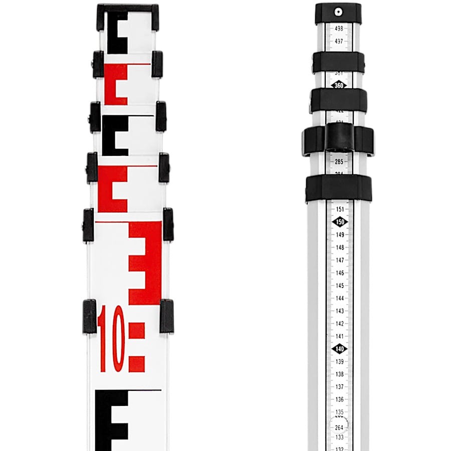 NIVEL SYSTEM TS-50 Aluminiowa łata teleskopowa 5m