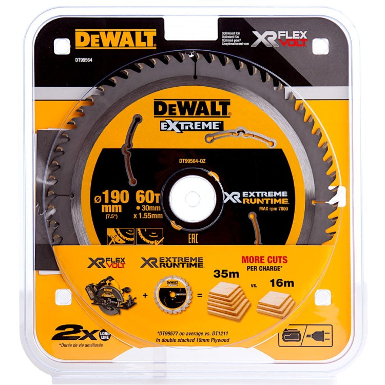 DEWALT DT99564 tarcza do cięcia drewna
