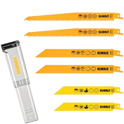 DEWALT DT2444 Brzeszczoty do piły szablastej zestaw 6szt.