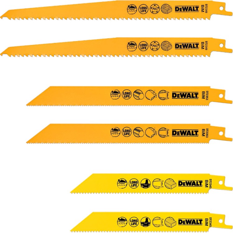 Brzeszczoty do piły szablastej DEWALT DT2444