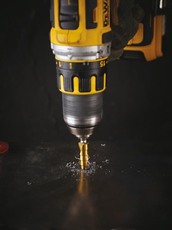 DEWALT DT5026 wiertło stopniowe 6 - 12mm zastosowanie