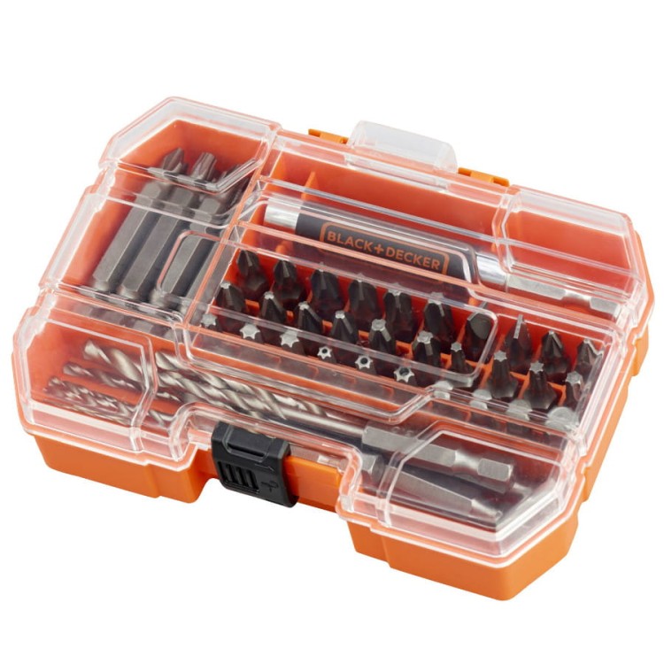 BLACK DECKER A7234 Zestaw bitów i wiertła HSS