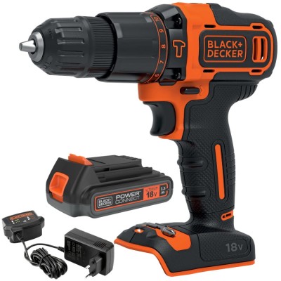 BLACK DECKER BDCHD18 Wkrętarka 18V 1x1,5Ah + ładowarka