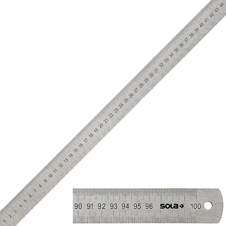 SOLA 56104701 Liniał LSB 1000 linijka półsztywna dwustronna 100cm