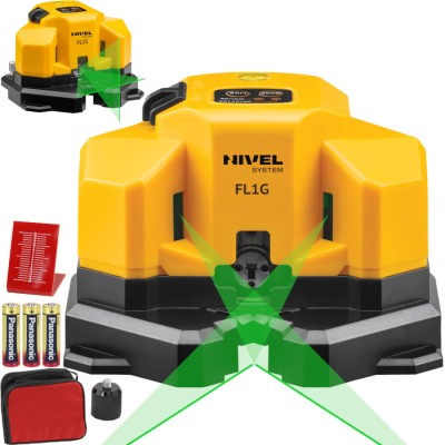 NIVEL SYSTEM FL1G Laser krzyżowy podłogowy wiązka zielona