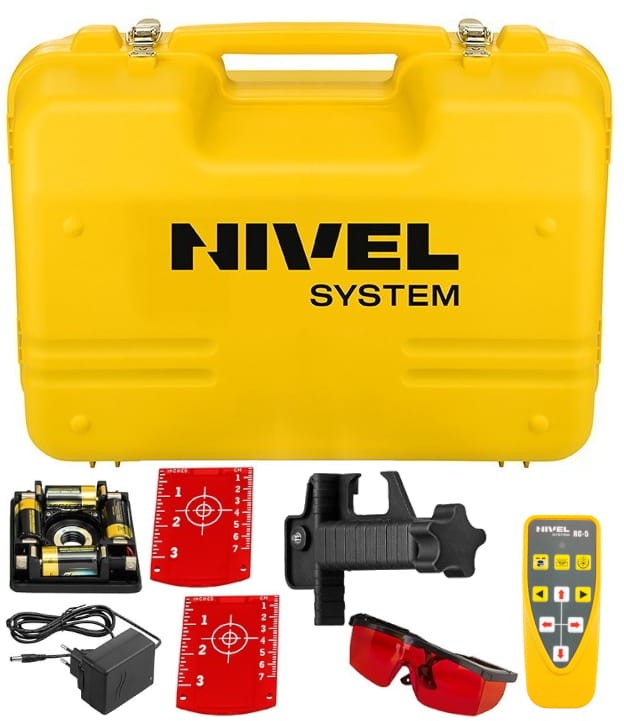 NIVEL SYSTEM NL600DG Niwelator rotacyjny akcesoria