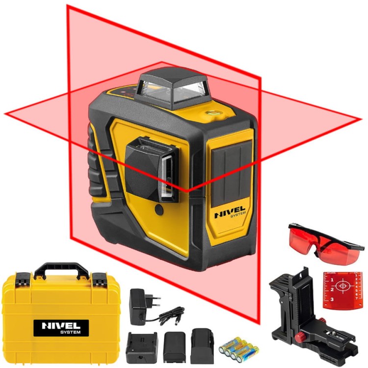 Laser krzyżowy płaszczyznowy 2x 360° Nivel System CL2D