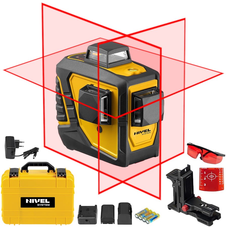 NIVEL SYSTEM CL3D Laser krzyżowy wiązka czerwona