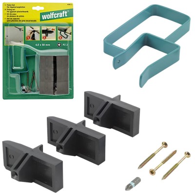 WOLFCRAFT 4040000 Zestaw do mocowanie płyt G/K