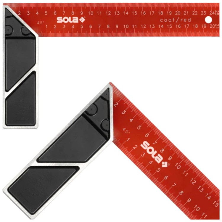 SOLA 56014101 Kątownik stolarski SRC 250 250x145mm