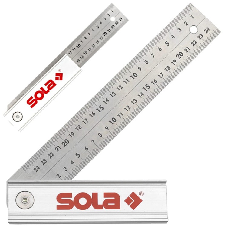 SOLA 56017001 Kątownik nastawny Quattro 250x170mm