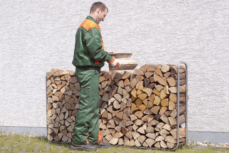 Stojak do składowania drewna