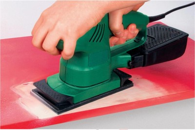 Zastosowanie papieru ściernego do drewna WOLFCRAFT 5801000