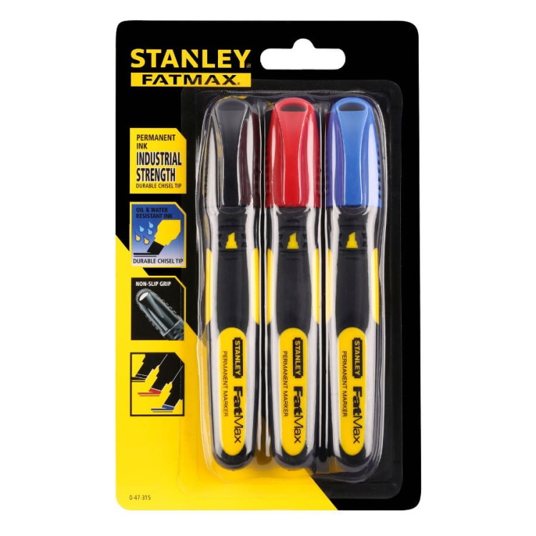 STANLEY 47-315 Markery kolorowe 3szt