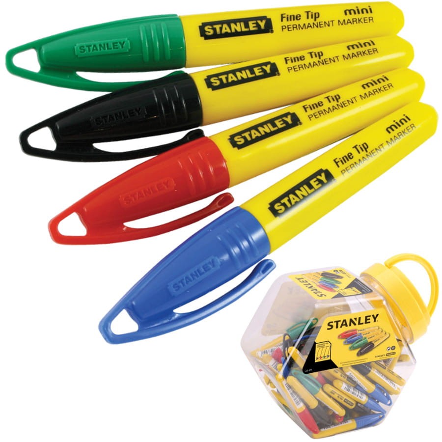 STANLEY 1-47-329 Kolorowe markery okrągła końcówka 72szt