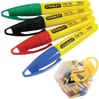 STANLEY 1-47-329 Kolorowe markery okrągła końcówka 72szt