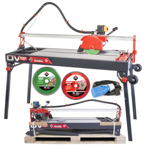 RUBI DV-200 1000 Przecinarka elektryczna do płytek + kabel zasilający + tarcza TPI 200mm