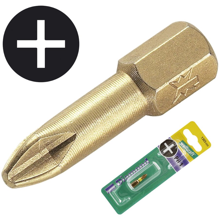 WOLFCRAFT 1305000 bit diamentowy Philips PH1