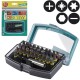 WOLFCRAFT 2975000 Zestaw bitów Ph, Pz, Torx, Hex, płaskich 32szt