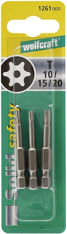 WOLFCRAFT 1261000 końcówki wkrętarskie
