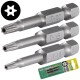 WOLFCRAFT 1261000 zestaw bitów Torx z otworem 3 sztuki