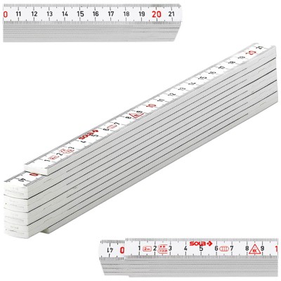 SOLA 53030201 Miara składana HK 2/10 W drewniana dwustronna 2m