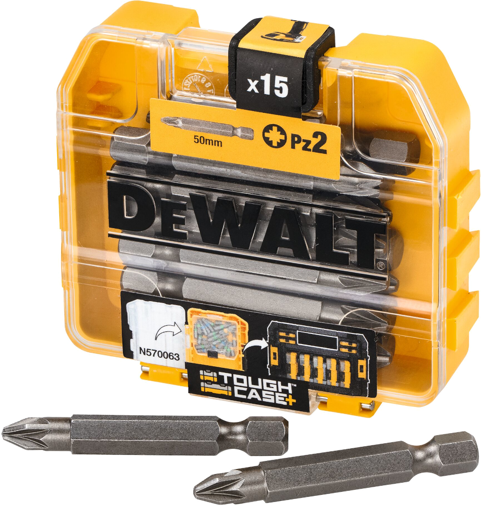 DEWALT DT7912 Zestaw bitów Pozidriv Pz2 50mm 15szt.