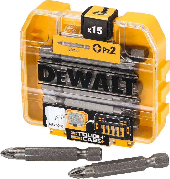 DEWALT DT7912 Zestaw bitów Pozidriv Pz2 50mm 15szt.