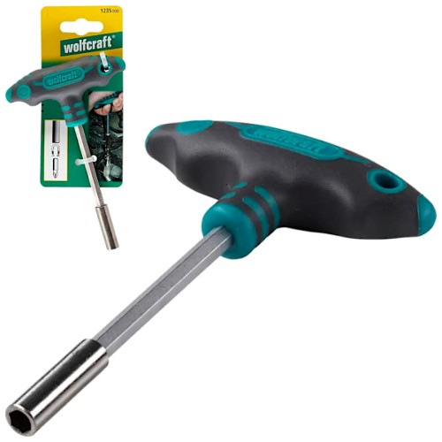 WOLFCRAFT 1235000 Wkrętak ręczny z uchwytem na bity