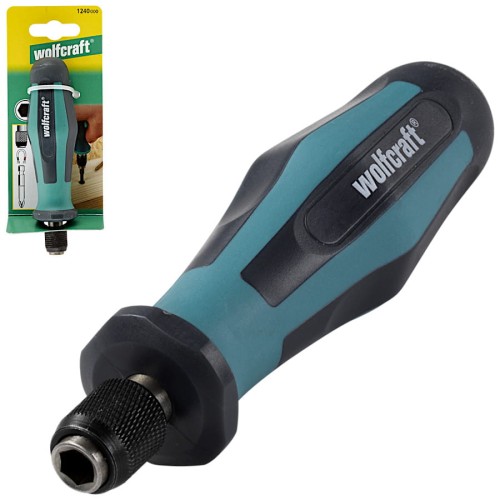 WOLFCRAFT 1240000 Wkrętak ręczny z gniazdem do końcówek