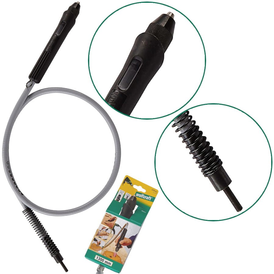 WOLFCRAFT 2230000 Wałek giętki do wkrętarki 1,3 m