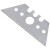 Ostrze trapezowe WOLFCRAFT