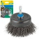 WOLFCRAFT 2108000 Szczotka doczołowa z drutu stalowego