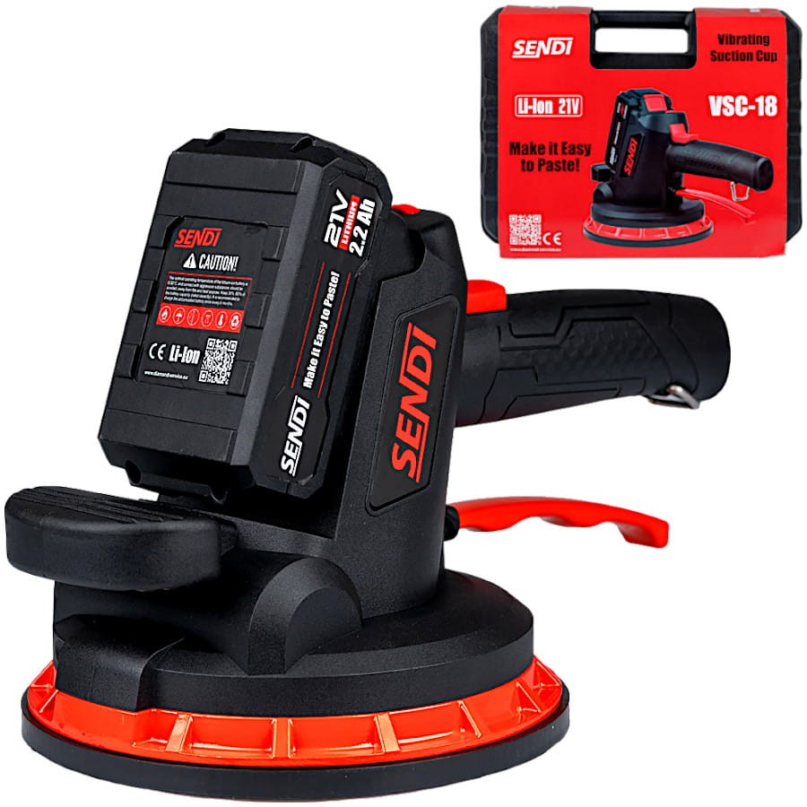 SENDI VSC-18 Przyssawka wibracyjna akumulatorowa 21V