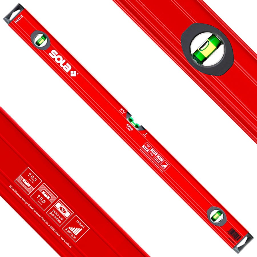 SOLA 01215301 Poziomica RED 3 100cm