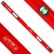 SOLA 01219601 Poziomica BIG RED 3 180cm z uchwytami