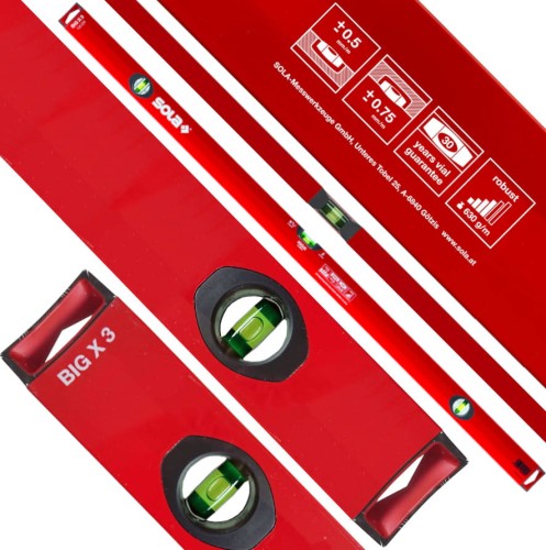 SOLA Poziomica BIG X 3 120cm 3 libelle