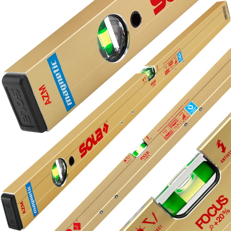 SOLA Poziomica AZM 30cm aluminiowa z magnesem
