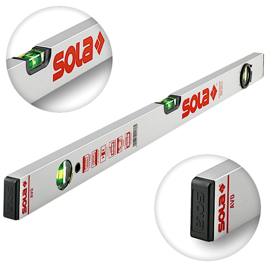 SOLA 01120501 Poziomica aluminiowa AVD 40cm