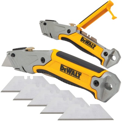 DEWALT DWHT10046-0 Nóż z ostrzem chowanym trapezowym + 5 ostrzy