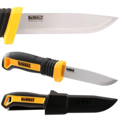 DEWALT DWHT1-10354 Nóż z ostrzem stałym w kaburze
