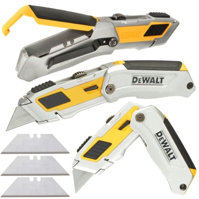 DEWALT DWHT0-10296 Nóż składany z ostrzem trapezowym + 3 ostrza