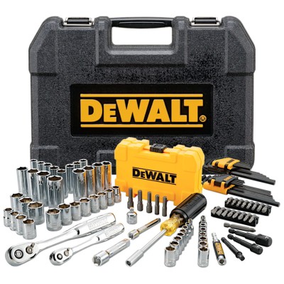 DEWALT DWMT73801-1 Zestaw narzędzi z nasadkami 1/4" 3/8" dla mechanika 108szt.
