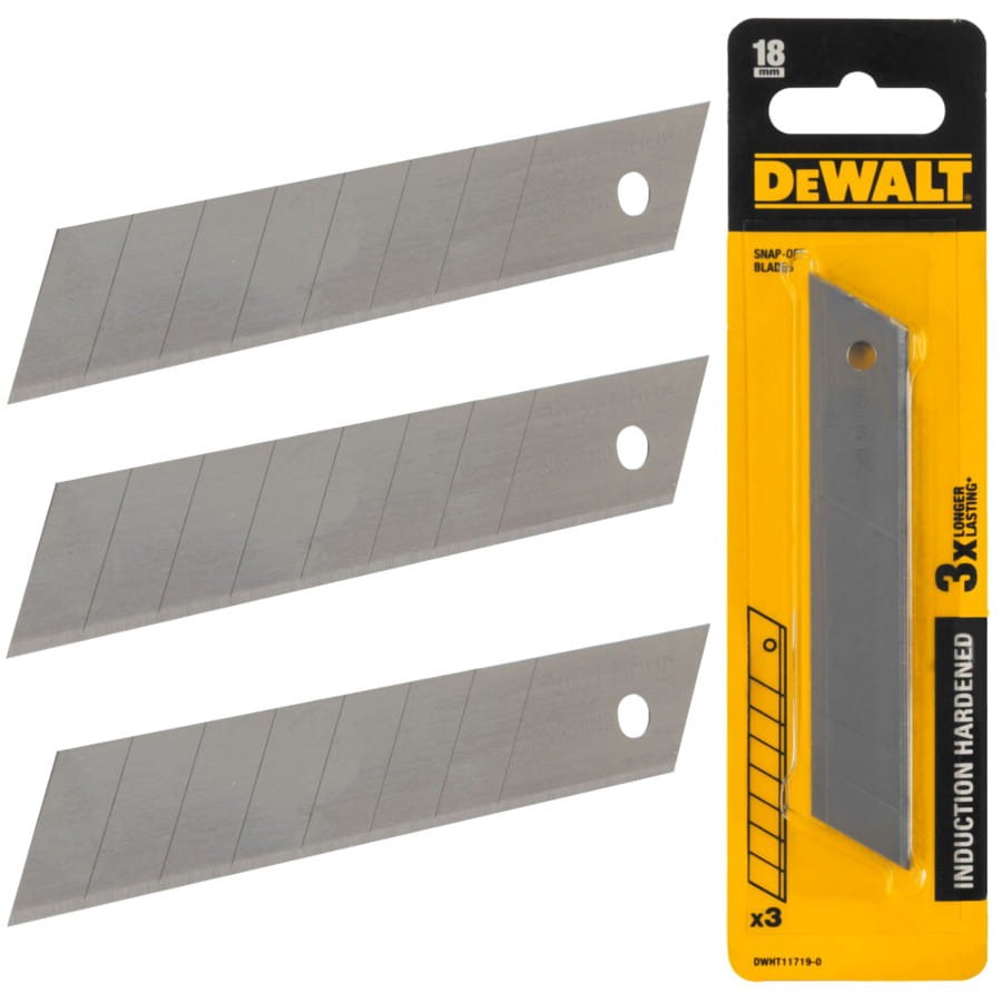 DEWALT DWHT11719-0 Ostrza do noża hartowane 3szt