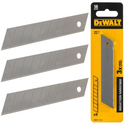 DEWALT DWHT11719-0 Ostrza do noża hartowane 3szt