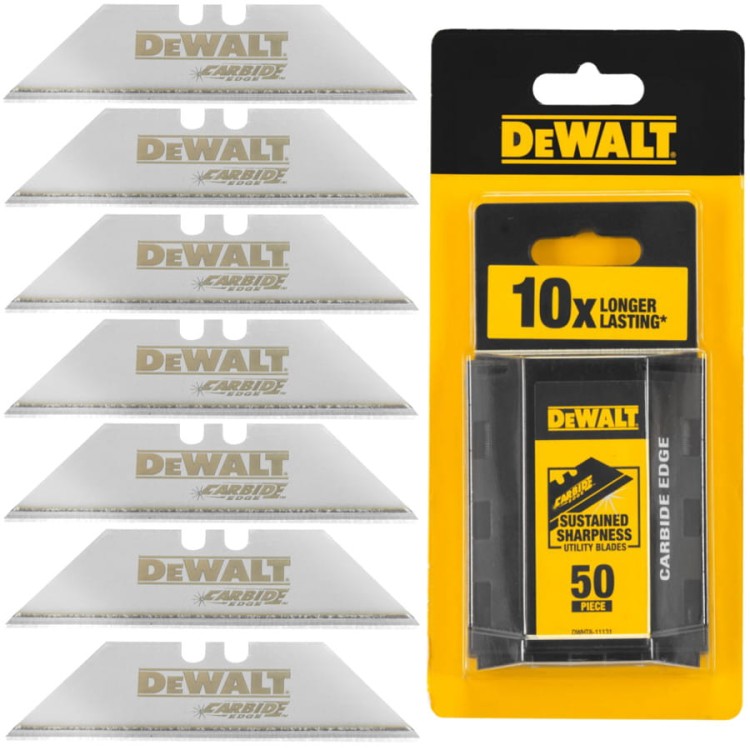 DEWALT DWHT8-11131 Ostrza do noża carbide 50szt