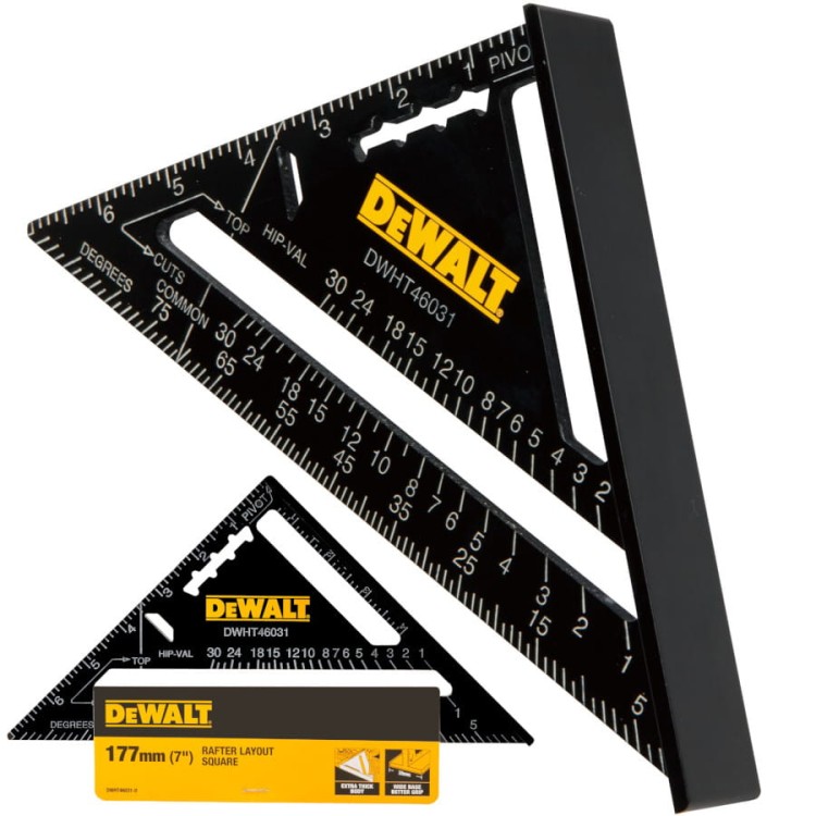 DEWALT DWHT46031 Precyzyjne przymiar dekarski 7'' 177mm